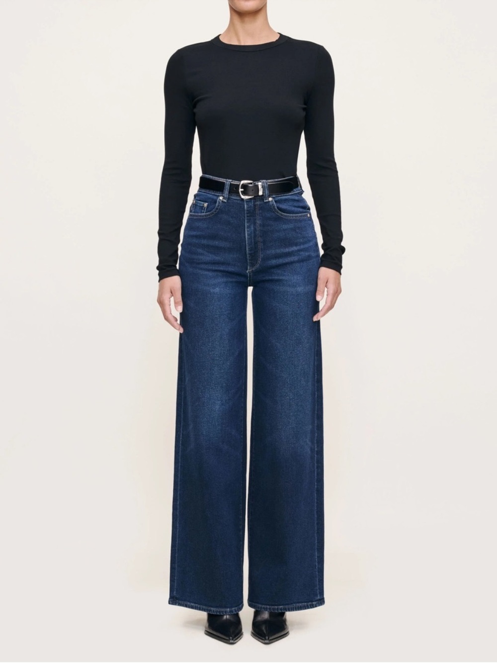 DL1961 Hepburn Wide leg High Rise Jeans/ 26/32